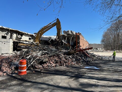 Demolition Commences of the Former Newspaper Facility