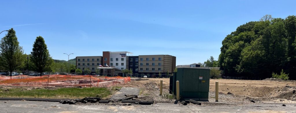 View Across the New Hilton Home 2 Site, Looking Toward the Fairfield Inn Hotel on which Trident was the OPM