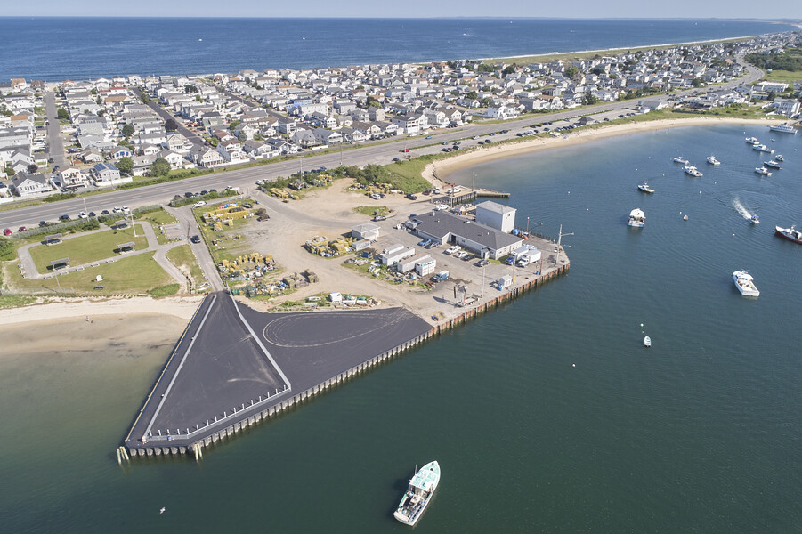 Seabrook Town Pier Project - Drone View Looking Southeast