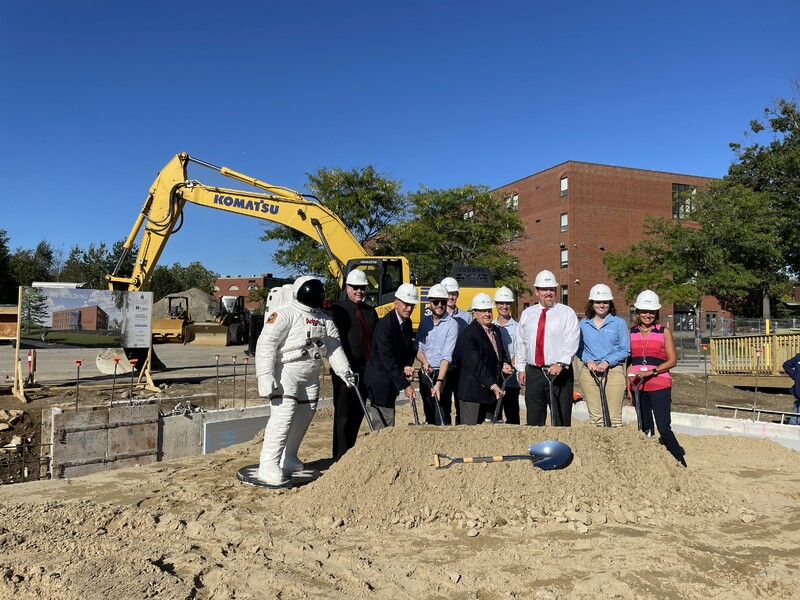 Pinkerton Academy - Groundbreaking Event - Shovels at the Ready