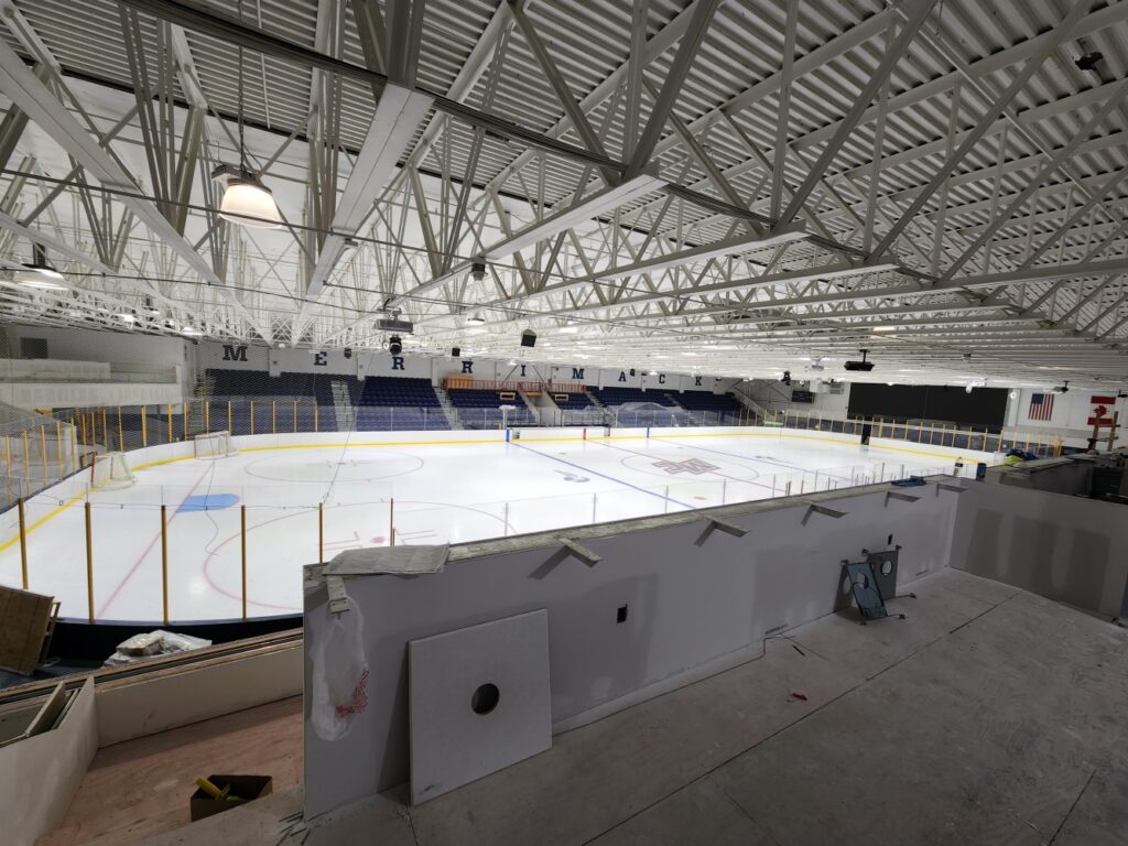 View from Northwest End of Rink from the Gallant Pavilion